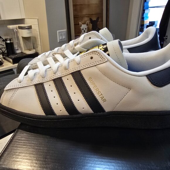 adidas Originals Superstar ADV Crystal White JH8138 Men's Skateboarding Size 10 - Picture 5 of 14